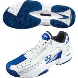 Yonex Men's Power Cushion 308 Tennis Shoes (White/Blue) Sports & Outdoors