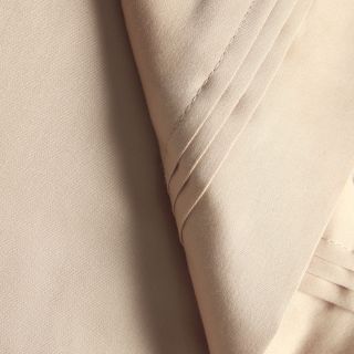 None Egyptian Cotton 650 Thread Count Oversized Solid Sheet Set Off White Size California King