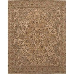Nourison Hand knotted Ancestry Beige Traditional Wool Rug (39 X 59)