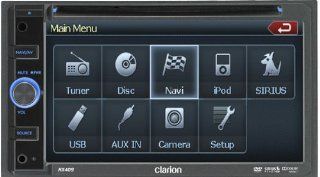 Clarion NX409 6.5 Inch Portable GPS Navigator  Vehicle Dvd Players  GPS & Navigation