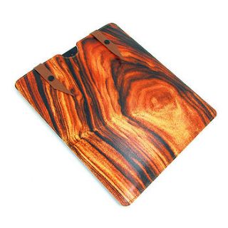 wood leather case for ipad by tovi sorga