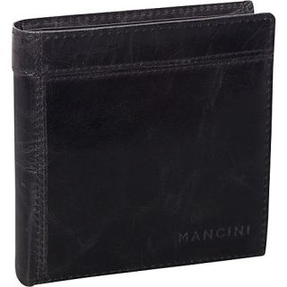 Mancini Leather Goods Men’s Center Wing Hipster Wallet