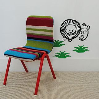 'otis' stripe knit children's chair by melanie porter