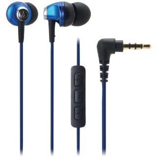 JAYBRAKE ATH CK313IBL Audio Technica Ath Ck313ibl In Ear Communication Earbuds With Remote & Microphone (Blue) Electronics