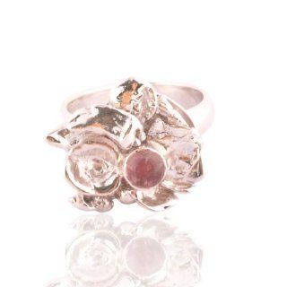 7 USA Size Sterling Silver Garnet Gemstone Handmade Womens Rings Jewelry Jewelry