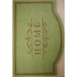 Cocoa Matting Home Green Door Mat (22 X 34)