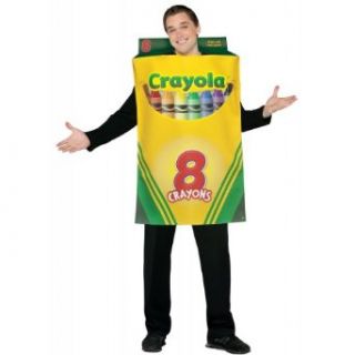 Crayola Crayon Box Costume   One Size   Chest Size 42 48 Clothing
