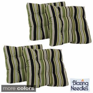 Outdoor Green Dining Chair Cushions (set Of 4)