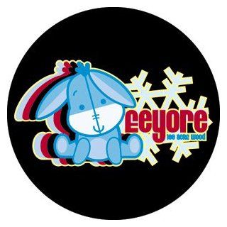 Disney Cuties Eeyore Logo Button B DIS 0126 Childrens Decorative Stickers Clothing