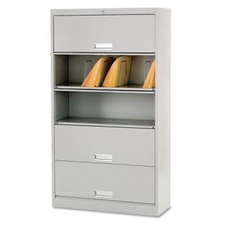 Hon 600 Series Letter Size Shelf Files With Receding Doors
