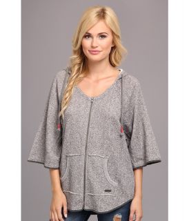 Roxy Dream Walker Zip Fleece Womens Sweatshirt (Gray)