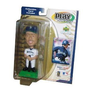 2001 MLB Playmakers Bobbing Head Doll   Ichiro Suzuki   Seattle Mariners  Sports Fan Apparel  Toys & Games