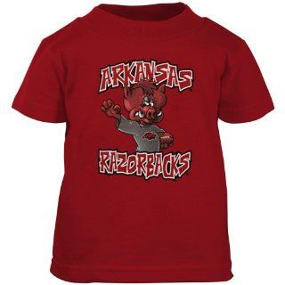 NCAA Arkansas Razorbacks Cardinal Toddler Character T shirt (3T)  Infant And Toddler Sports Fan Apparel  Sports & Outdoors