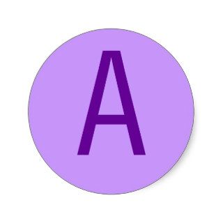Purple Letter or Text on T shirts and Products Stickers