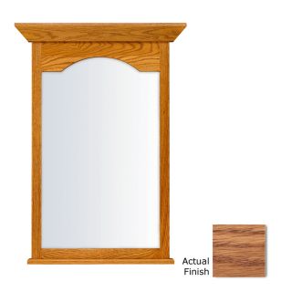 KraftMaid 40 3/4 in H x 25 1/2 in W Cottage Collection Fawn Rectangular Bathroom Mirror
