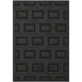 Safavieh York Contemporary Charcoal/black Rug (53 X 77)