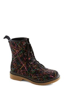 A Splash of Style Boot  Mod Retro Vintage Boots