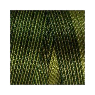 Valdani Multi Color Thread ~ Green ~ Olive Green ~ Variegated Quilting Thread 50wt (40wt U.S.) 100% Cotton~ 575yd ~ Olives ~ M19