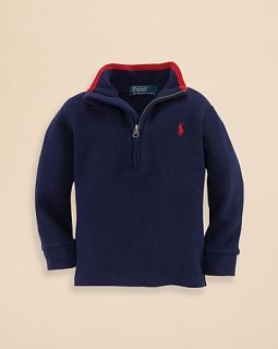 Ralph Lauren Childrenswear Infant Boys' Half Zip Sweater   Sizes 9 24 Months's