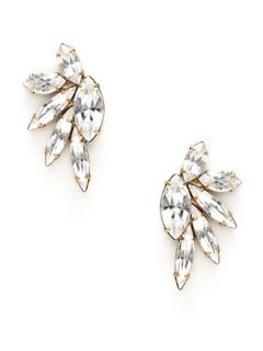 Crystal Mini Mohawk Earrings by Elizabeth Cole