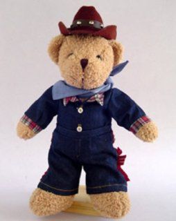 Handmade Cowboy Teddy Bears Gifts ##High 20 Inch (No Doll Stand) CB10 Toys & Games
