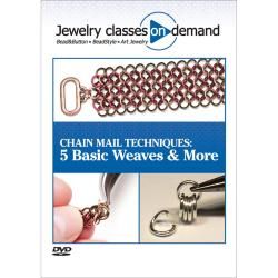 Kalmbach Publications Chain Mail Techniques 5 Basic Weaves Cd Rom Book