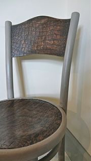vintage painted bentwood chair by distressed but not forsaken