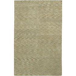 Set Of Two Julie Cohn Hand knotted Ivory Abstract Design Wool Rugs (2 X 3)
