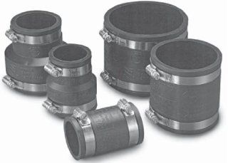 1 1/2 x 1 1/4" FLEXIBLE COUPLING"   Pipe Fittings  