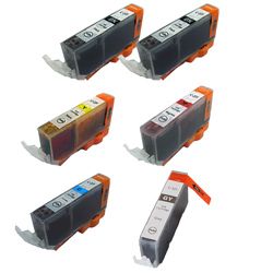 Canon Cli 221 Compatible Black / Color Ink Cartridge (pack Of 6)