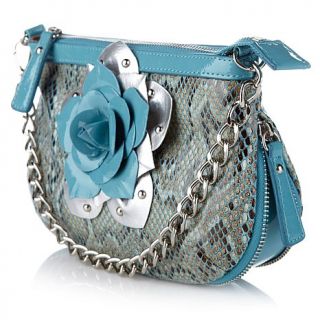 Sharif Expandable Snake Print Crossbody