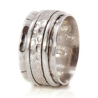 chunky karma sterling silver spinning ring by charlotte's web