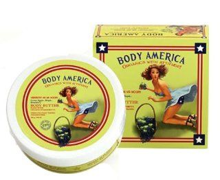 BODY AMERICA Vermont Va Va Voom Green Apple, Maple, & Blueberry Body Butter 6.9oz/196g  Beauty