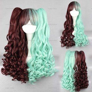 Harajuku Perruque Wig Gothic Lolita Cosplay Wigs Cheap Shipping Free Hot sales Fashion Style For Cosplay Costume 70cm + One Clip Of 60cm Clothing