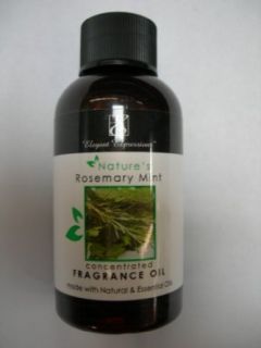 Elegant Expressions Nature's Concentrated Rosemary Mint Fragrance Oil for Aromatherapy
