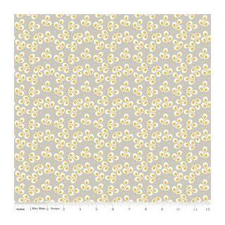 Willow Leaves Yellow Yardage by My Minds Eye for Riley Blake Designs SKU # c3072 yellow