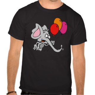 Cute Happy Birthday Elephant Design Shirt