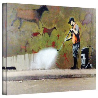 Art Wall Banksy Cleanup Gallery Wrapped Canvas Wall Art
