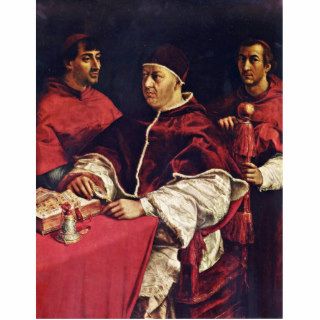 Portrait Of Pope Leo X With His Cousins By Raffael Photo Cutouts