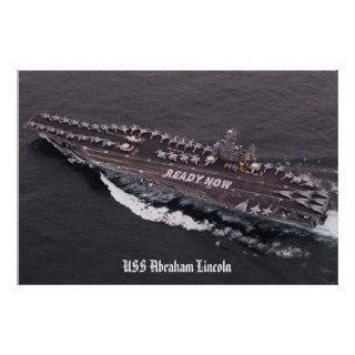 USS Abraham Lincoln / CVN72 / Ready Poster