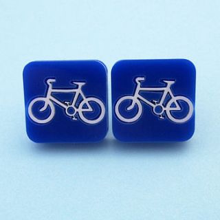 bicycle cufflinks by hand over your fairy cakes