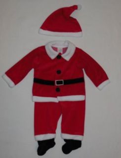 Nursery Rhyme Infant Boy's Santa Clothing Set (3 6 Months/Red/White) Clothing