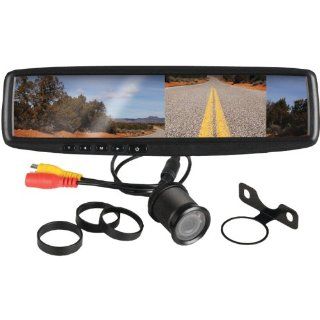Boss Audio Systems BV430RVM Built In 4.3 Inch Monitor with Rearview Camera  Vehicle In Mirror Video 