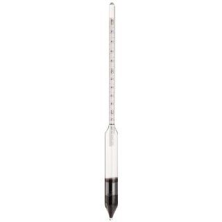 Thomas Durac Specific Gravity Plain Form Hydrometer, Heavier Than Water, 1.200 to 1.420 Range, 300mm Length Science Lab Hydrometers