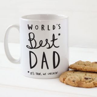 father's day world's best dad mug by old english company