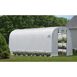ShelterLogic GrowIT Heavy-Duty Round Greenhouses — 12ft.W x 20ft.L x 8ft.H, Model# 70592  Green Houses