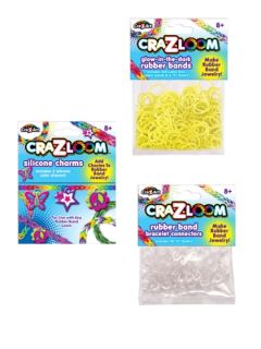 Cra Z Loom Neon Glow In The Dark Refills + Charm Refills by Cra Z Art