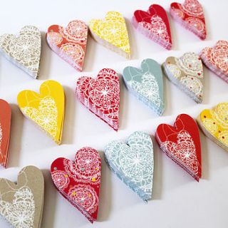 a8 coloured heart multipack by rachael taylor
