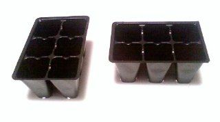 Seed starter trays 216 cells total (36 trays of 6 cells each) + 36 stake labels  Plant Germination Trays  Patio, Lawn & Garden