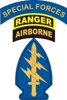 United States Army Special Forces Ranger Airborne Sticker Automotive
